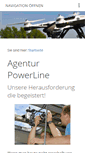 Mobile Screenshot of agentur-powerline.de